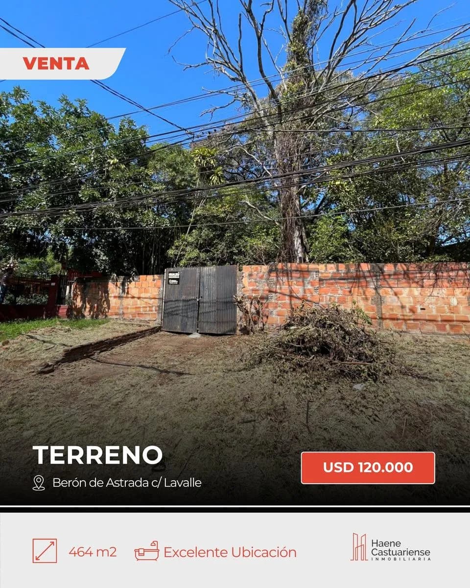 TERRENO EN VENTA