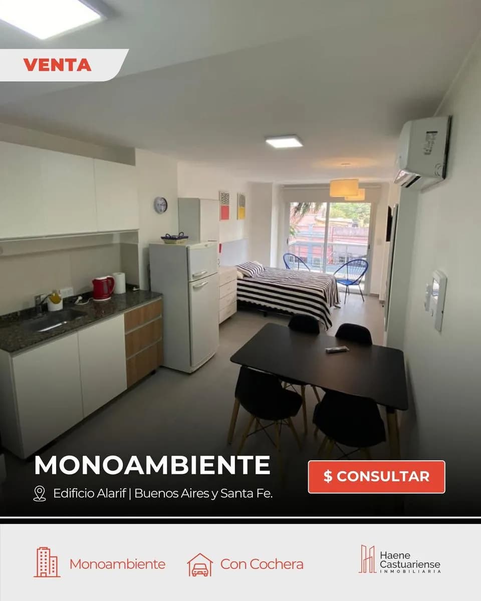 Monoambiente Centrico en Venta Posadas
