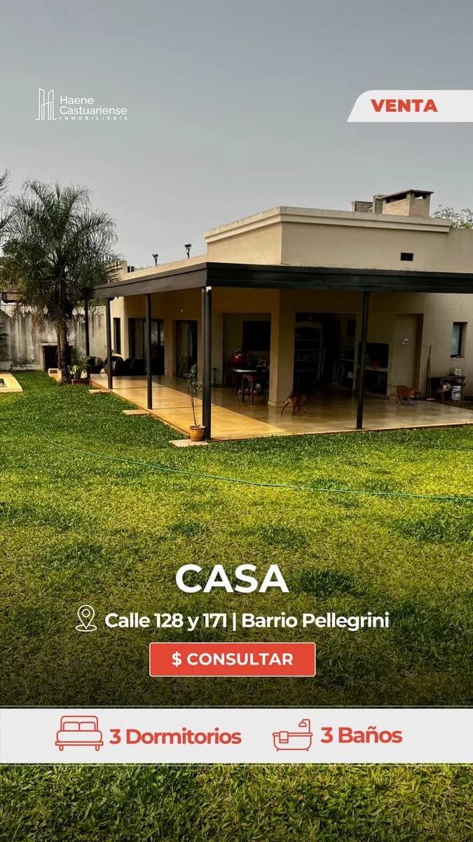 Casa de 3 dormitorios en Venta
