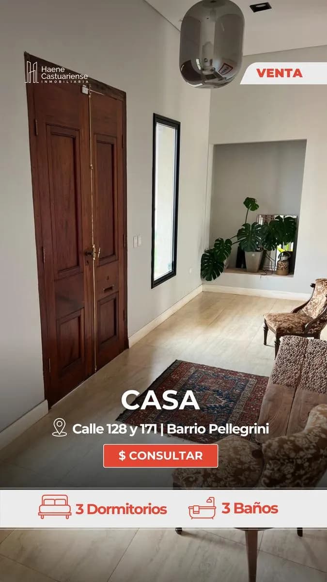 Casa de 3 dormitorios en Venta