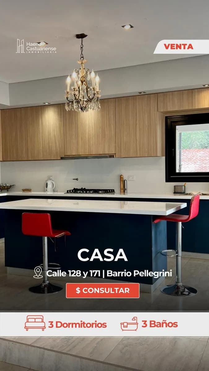 Casa de 3 dormitorios en Venta