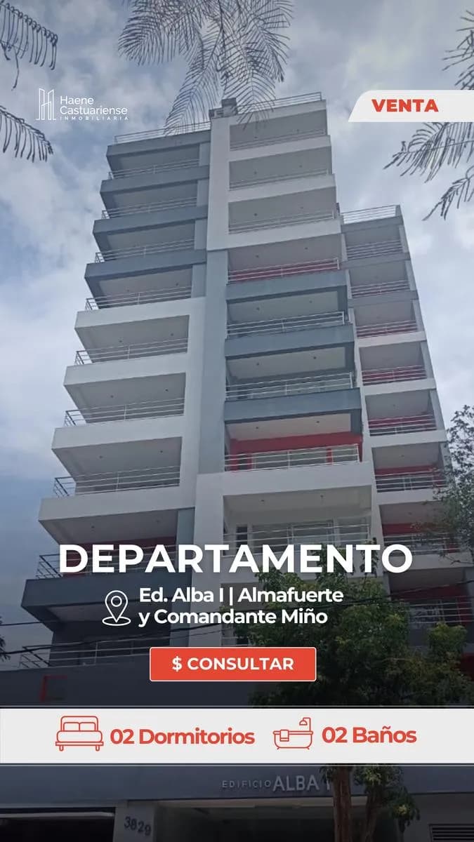 Departamento de Dos Dormitorios con vista al rio en venta