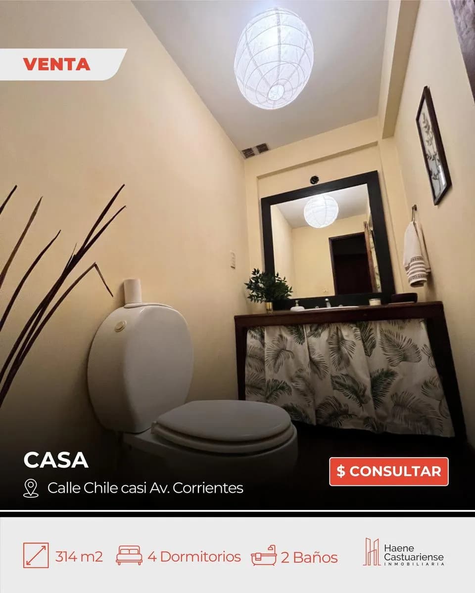 Casa de 4 dormitorios en venta