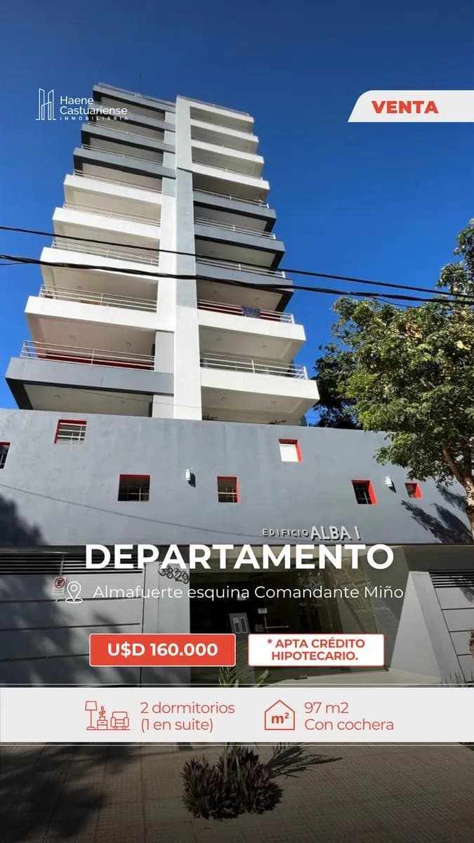 Departamento en Venta de 2 dormitorios con vista al Rio