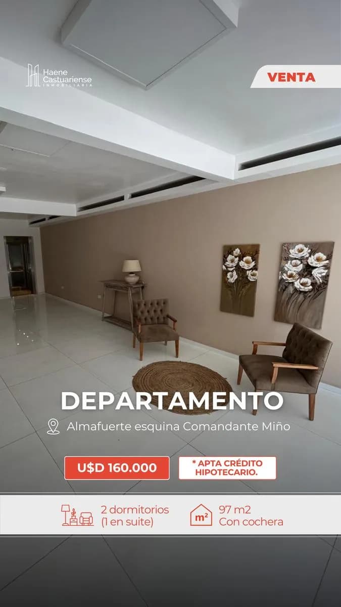 Departamento en Venta de 2 dormitorios con vista al Rio