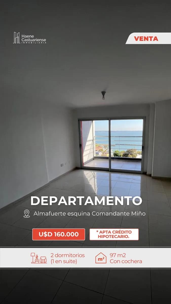 Departamento en Venta de 2 dormitorios con vista al Rio
