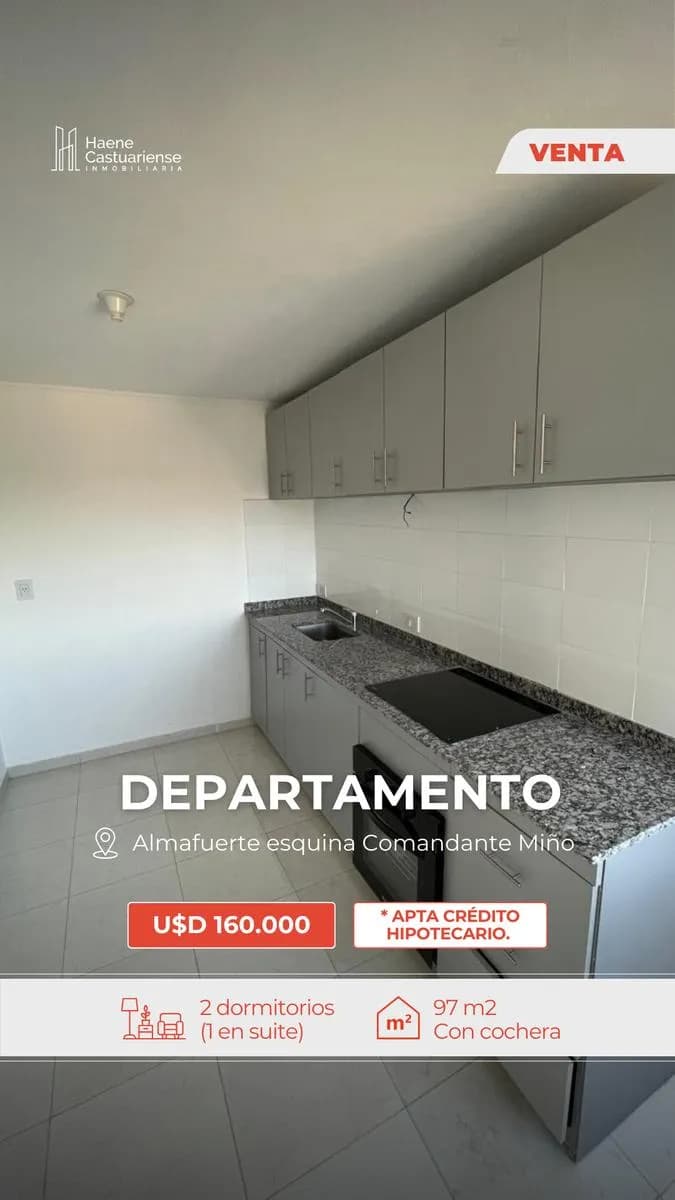 Departamento en Venta de 2 dormitorios con vista al Rio