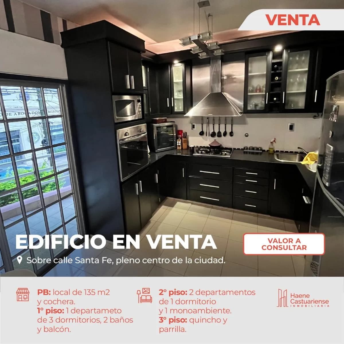 Edificio en Venta - Local Comercial - Departamentos en primer y segundo piso