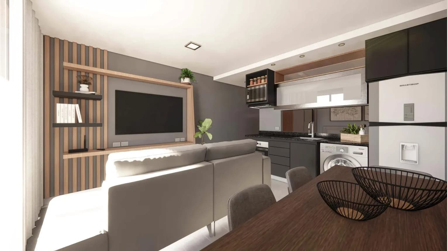 Departamento Monoambiente en pozo en venta