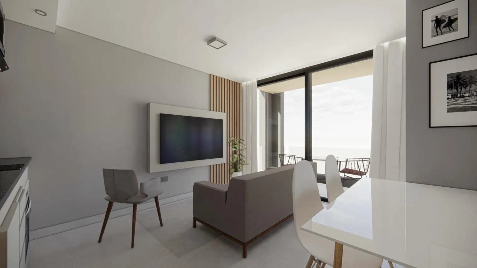 Departamento Monoambiente en pozo en venta