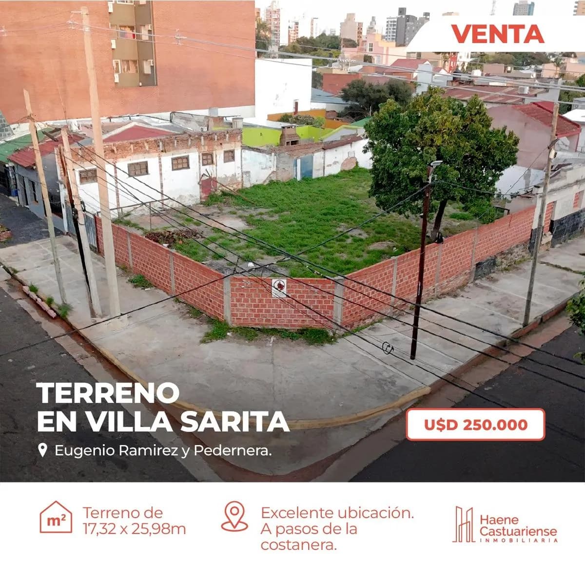 Terreno en Venta en Villa Sarita
