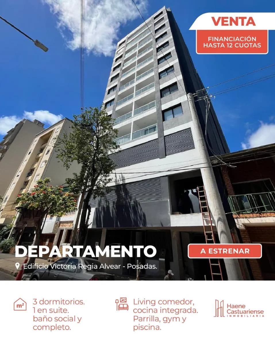 Departamento de 3 dormitorios en  VENTA