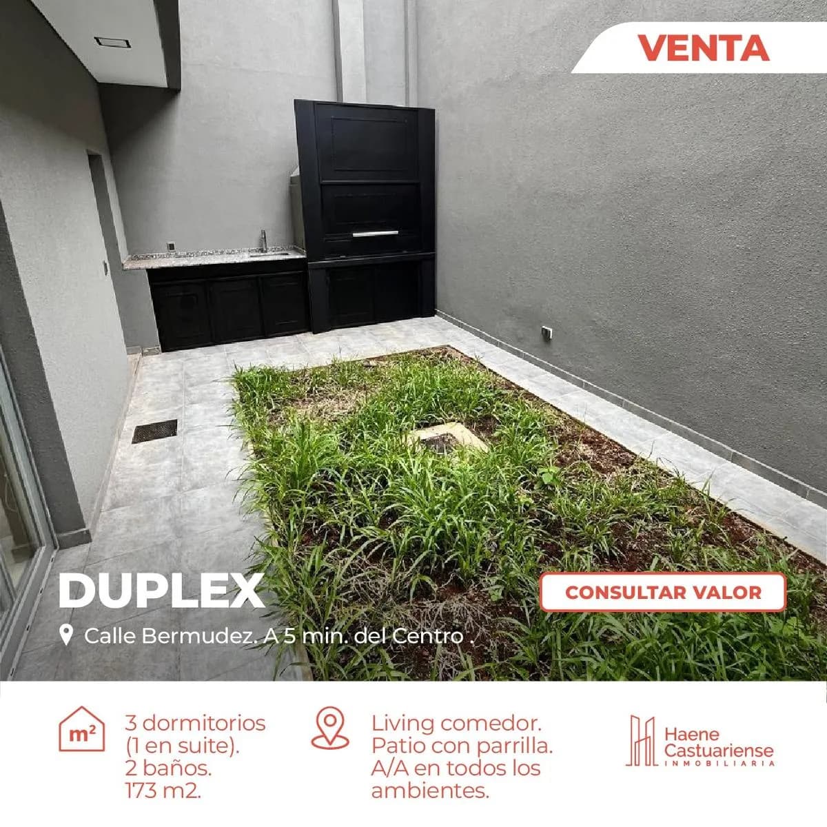 Duplex de 3 Dormitorios en Venta