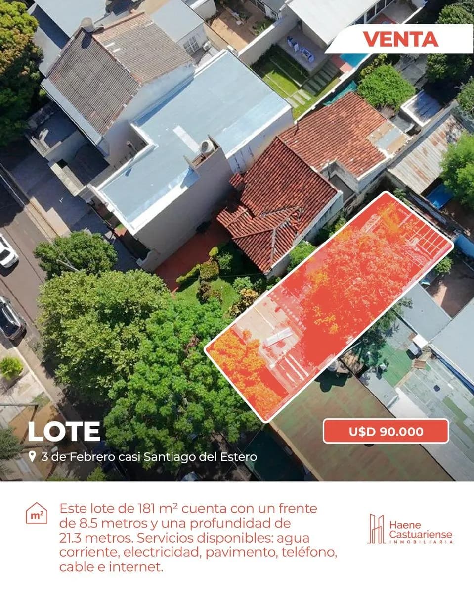 Terreno centrico en venta