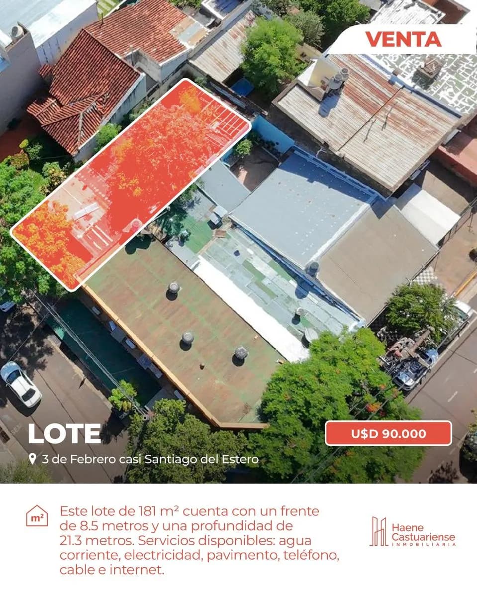 Terreno centrico en venta