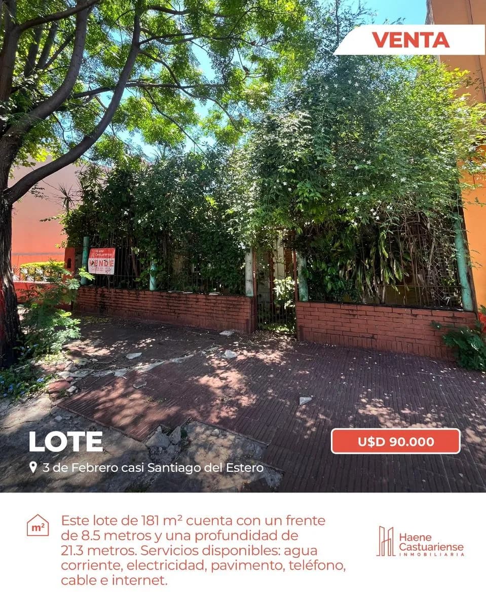 Terreno centrico en venta
