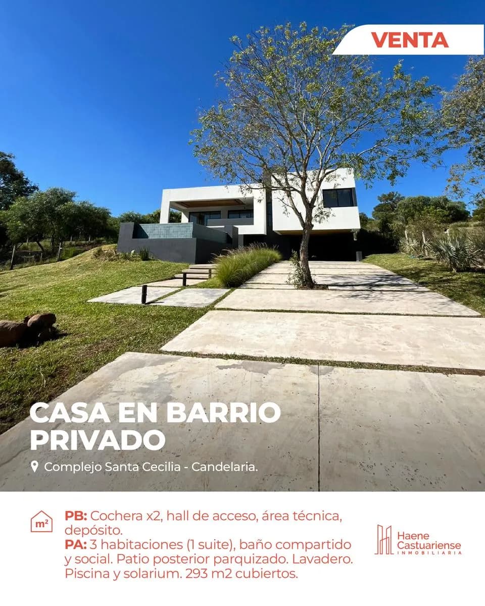 Casa de 3 Dormitorios en Venta en Barrio Cerrado Santa Cecilia