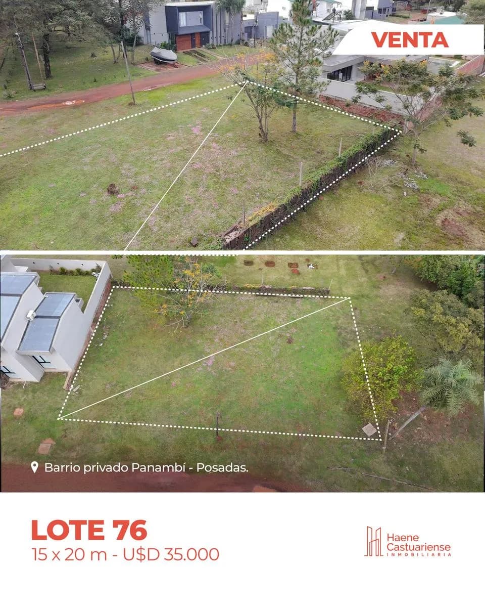 Terreno en venta en Barrio Cerrado Panambi