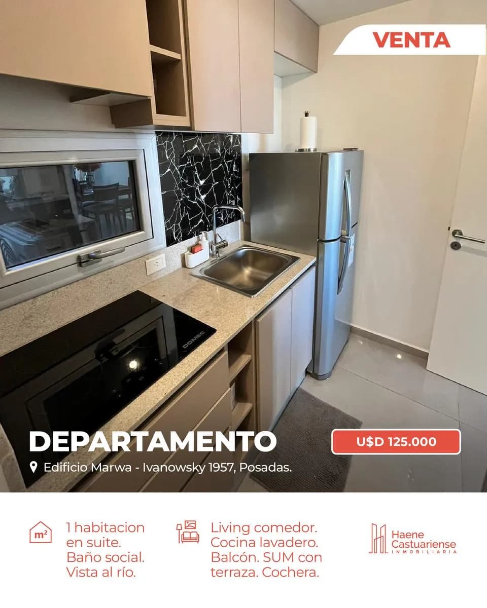 Departamento Premium de Un Dormitorio en Venta