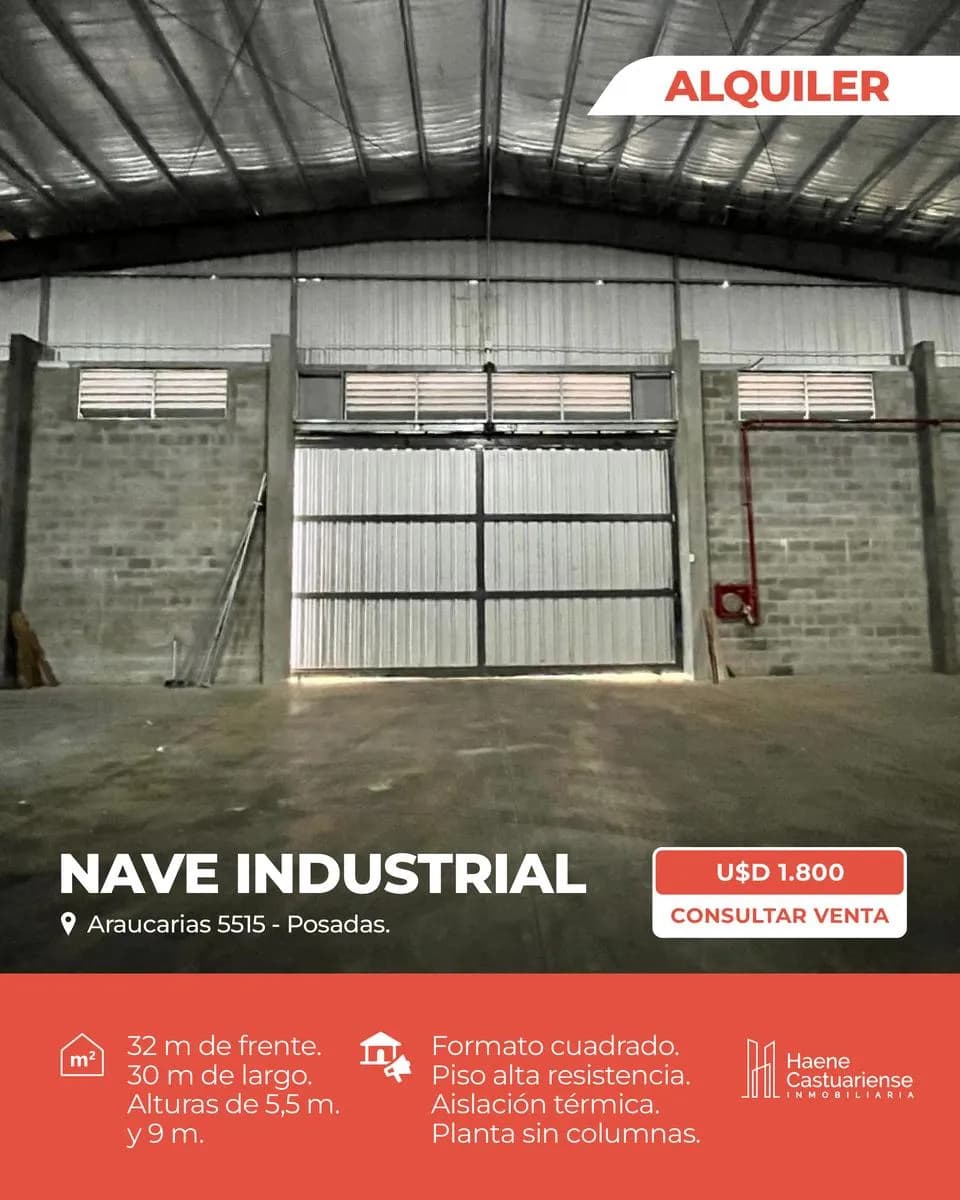 Galpón en Alquier o Venta