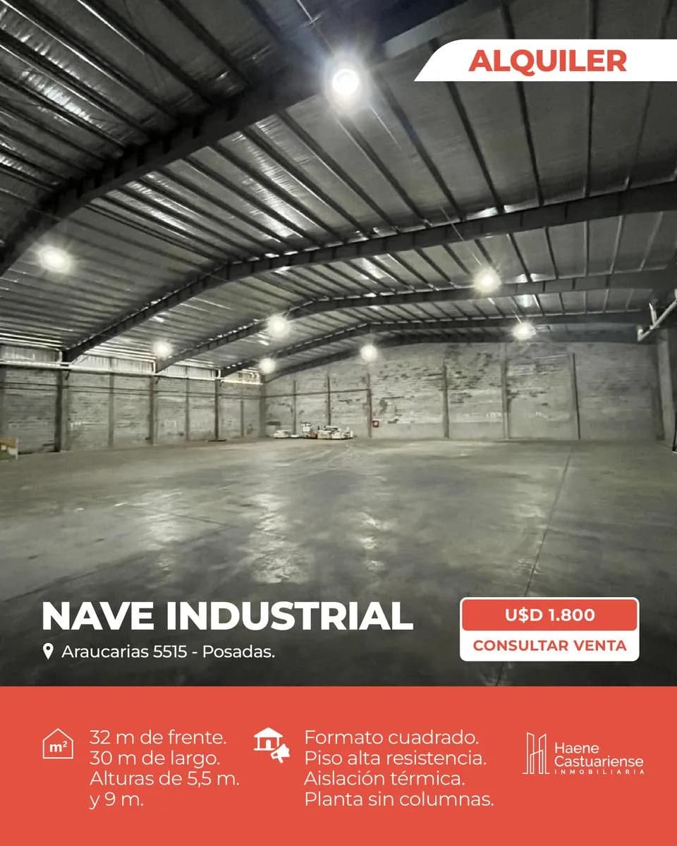 Galpón en Alquier o Venta