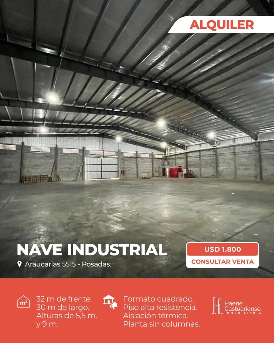 Galpón en Alquier o Venta