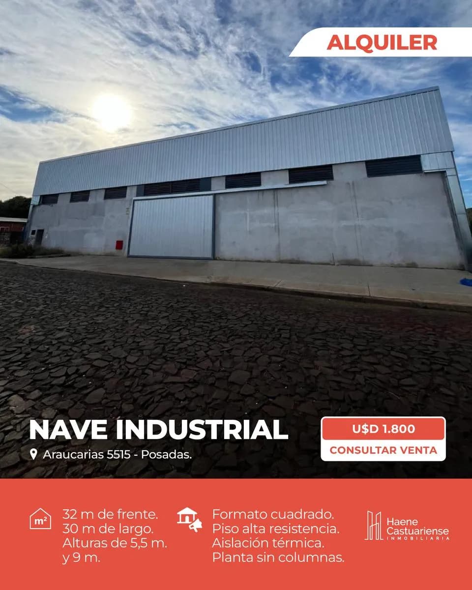 Galpón en Alquier o Venta