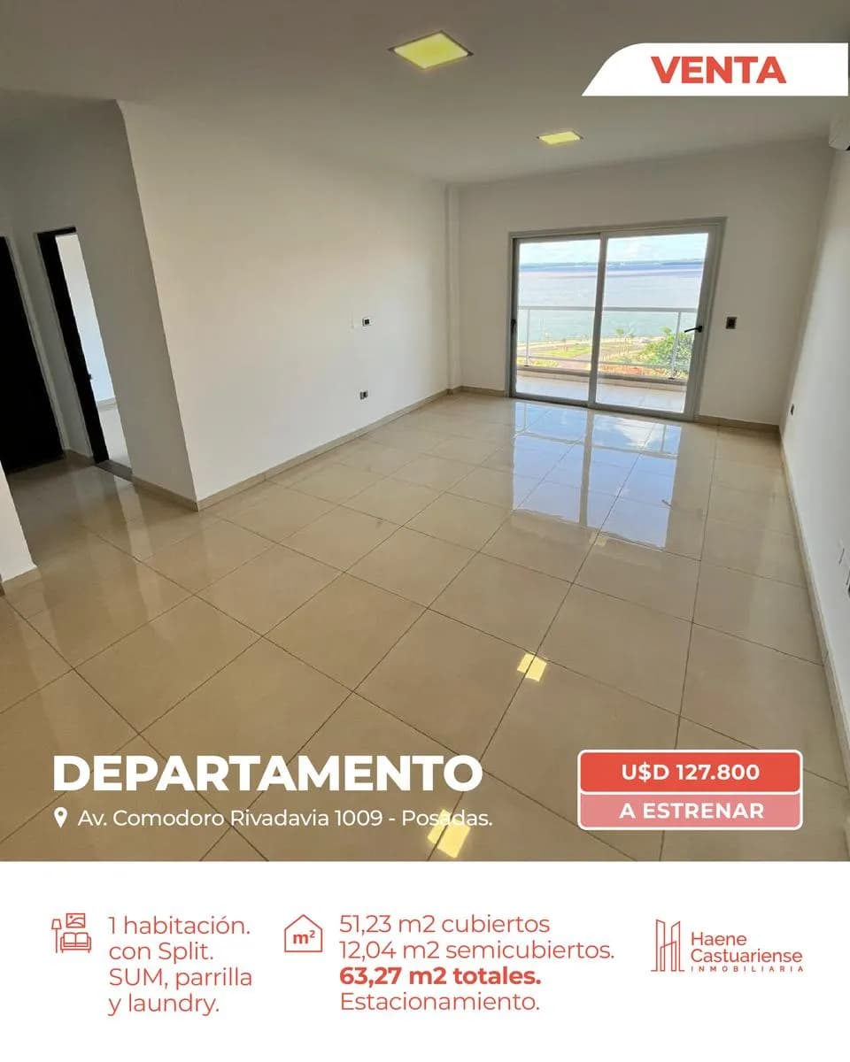 Departamento de un dormitorio en venta