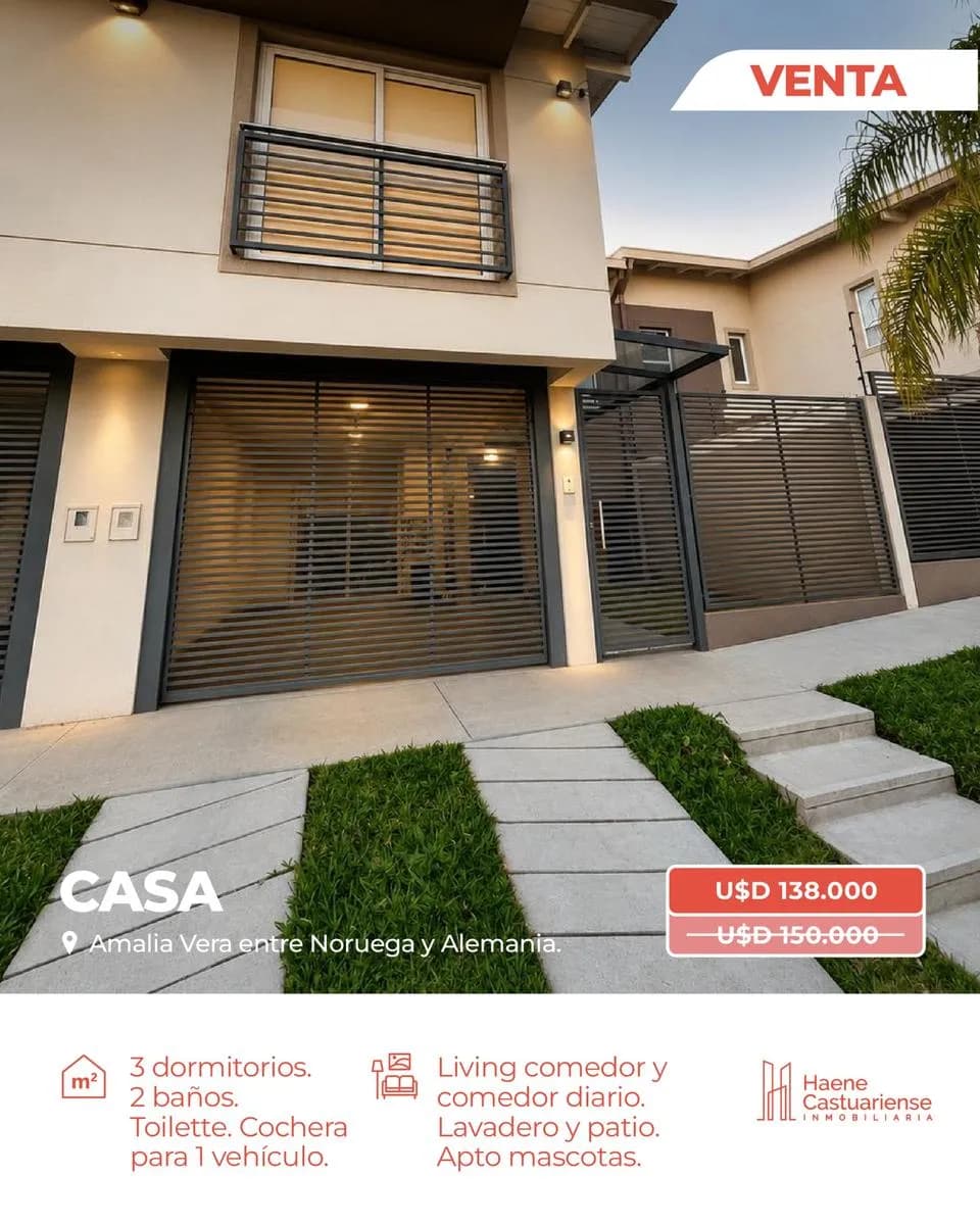 Duplex en Venta de 3 dormitorios en Posadas