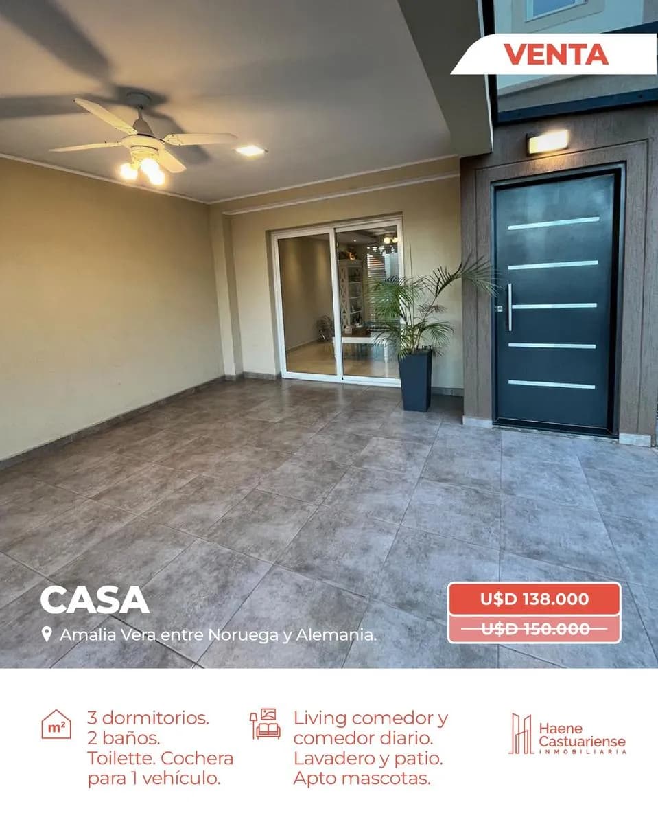 Duplex en Venta de 3 dormitorios en Posadas