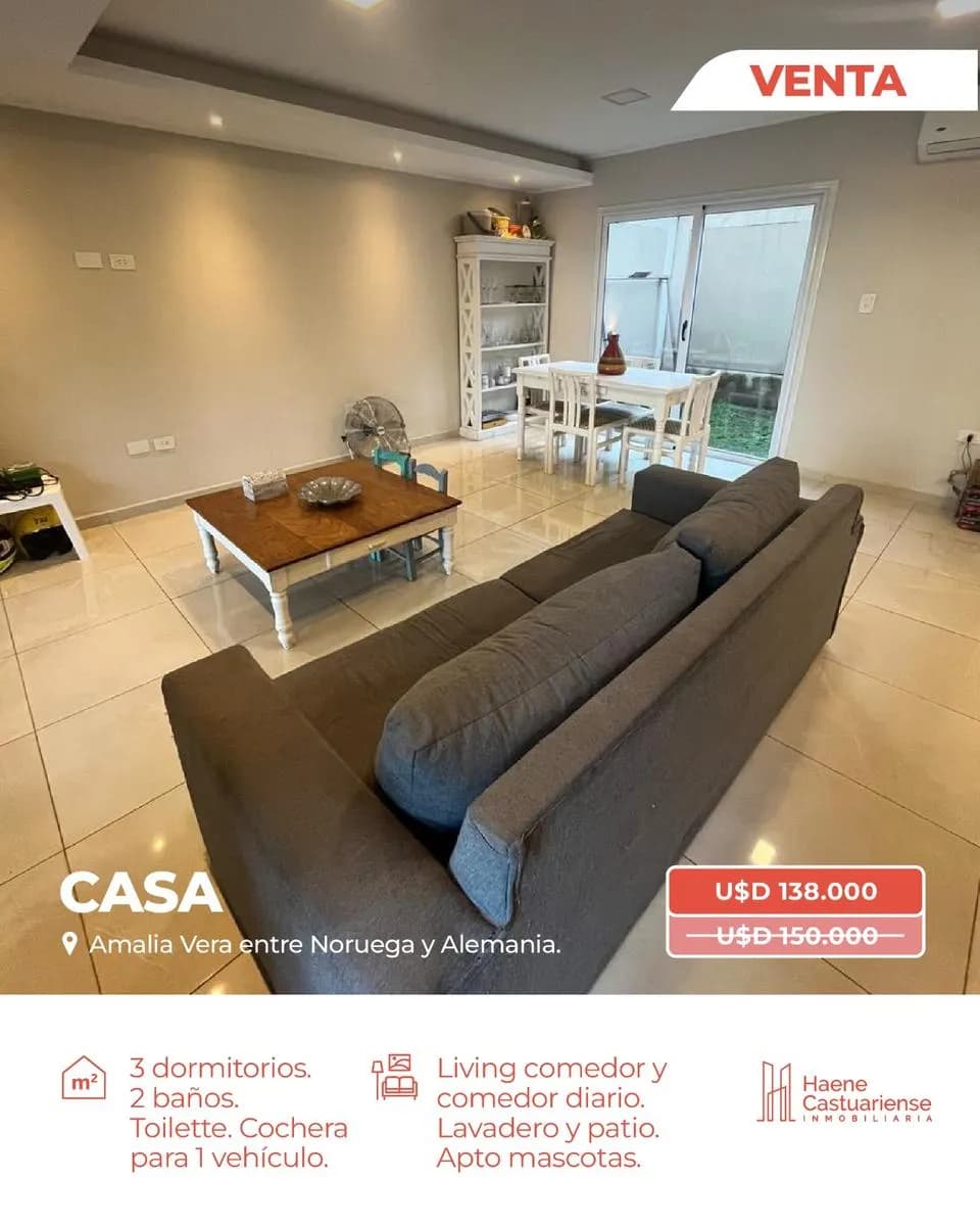 Duplex en Venta de 3 dormitorios en Posadas