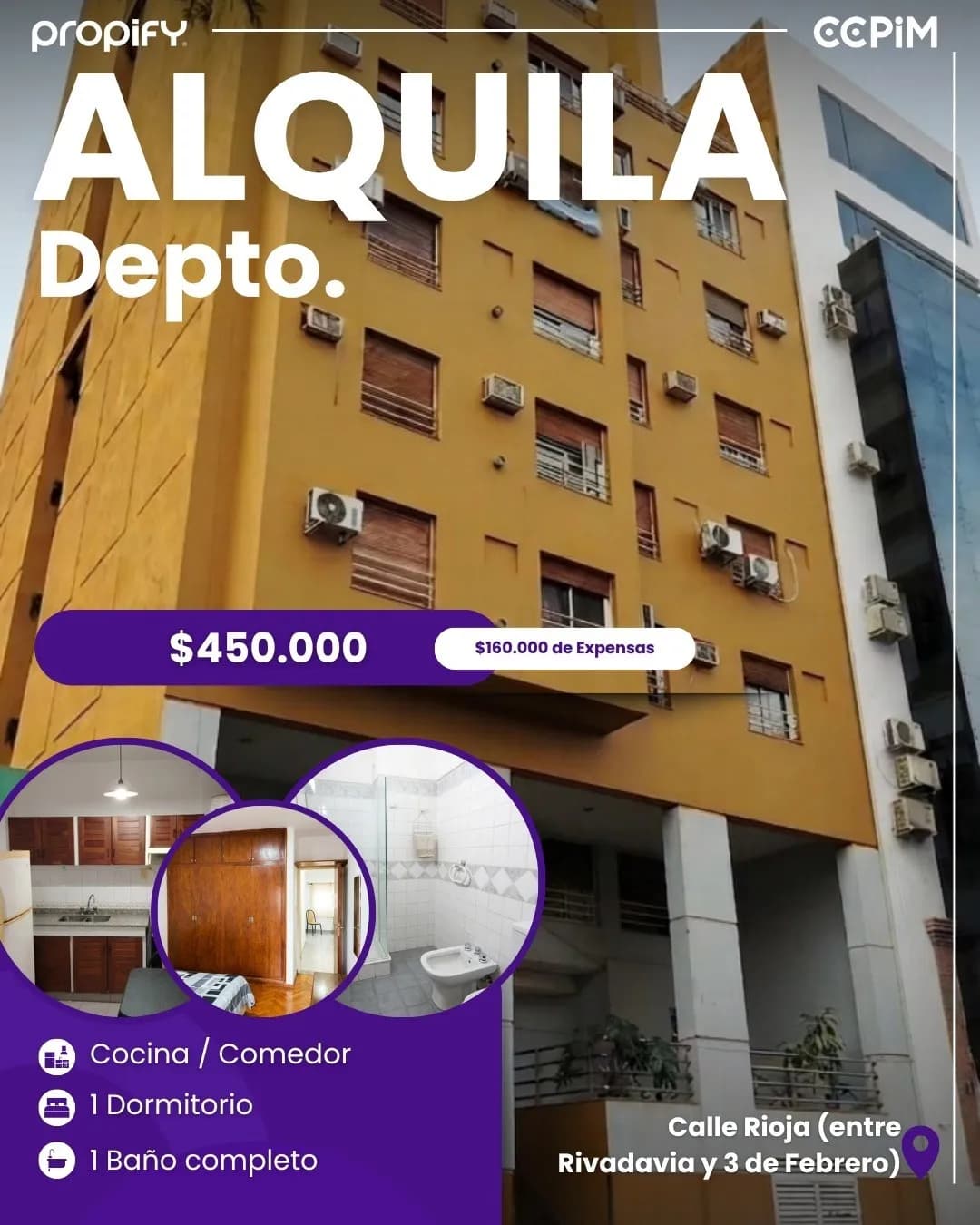 DEPARTAMENTO EN ALQUILER | PLENO CENTRO DE POSADAS