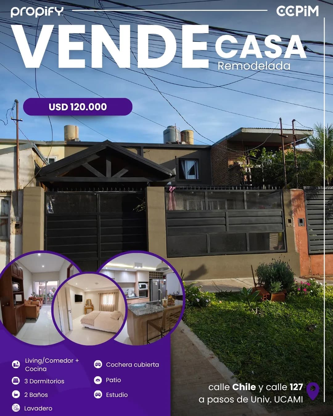Casa Remodelada | En Venta | A Metros de UCAMI