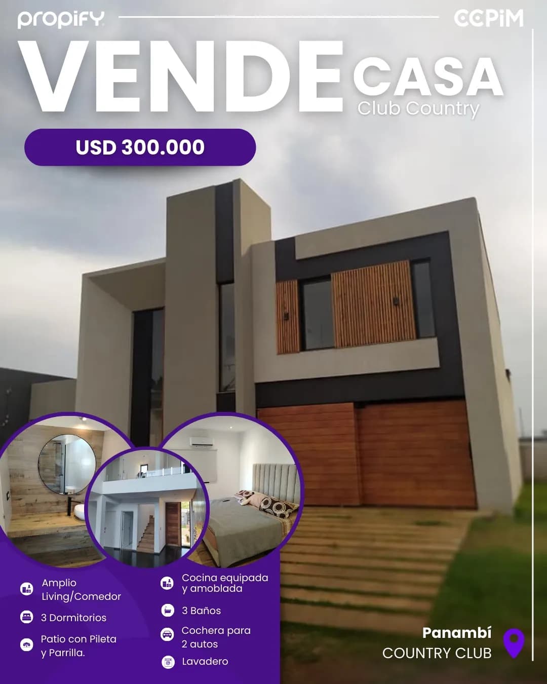Oportunidad en Panambí Country Club | Casa moderna en venta