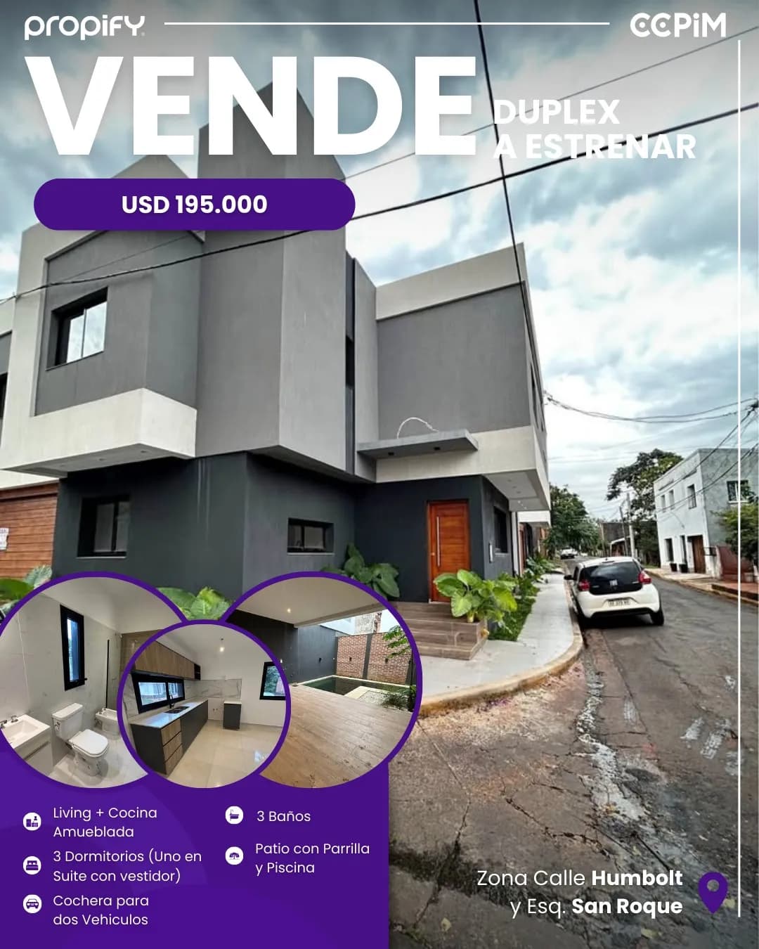 Dúplex a estrenar en venta