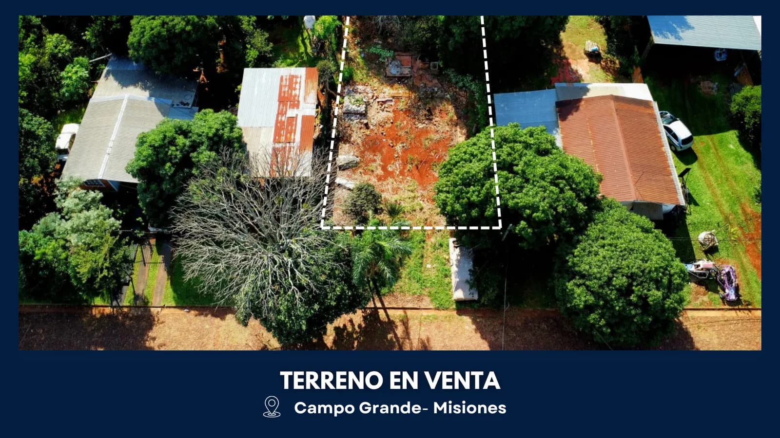 AMPLIO TERRENO EN VENTA. LISTO PARA ESCRITURAR UBICADO EN CAMPO GRANDE.