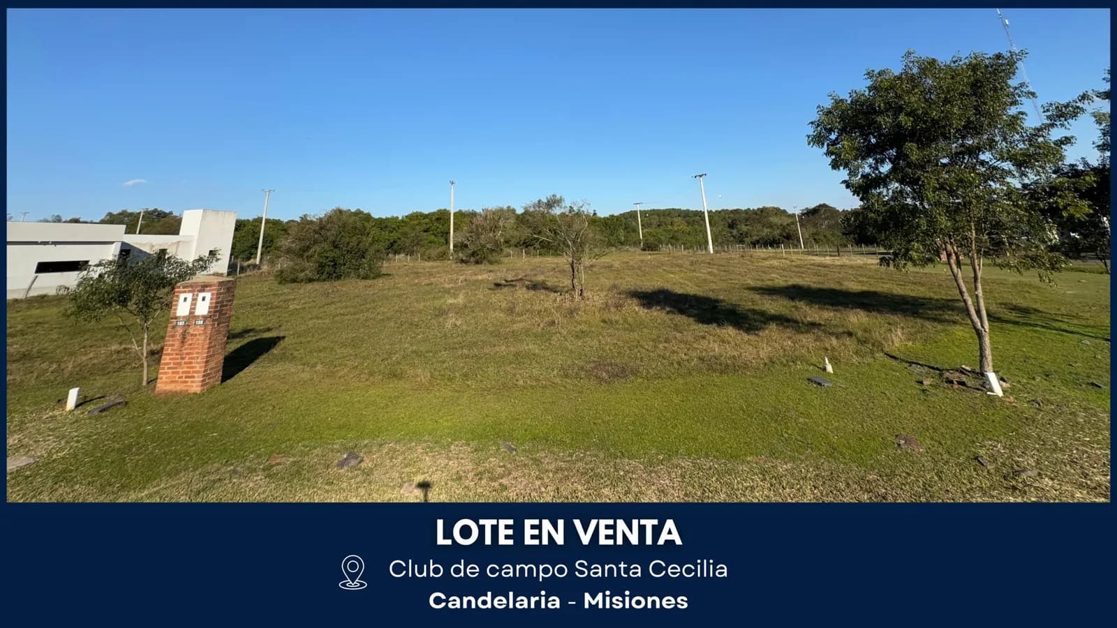 Terreno de 1.500 m2 Club de Campo Sta. Cecilia en VENTA