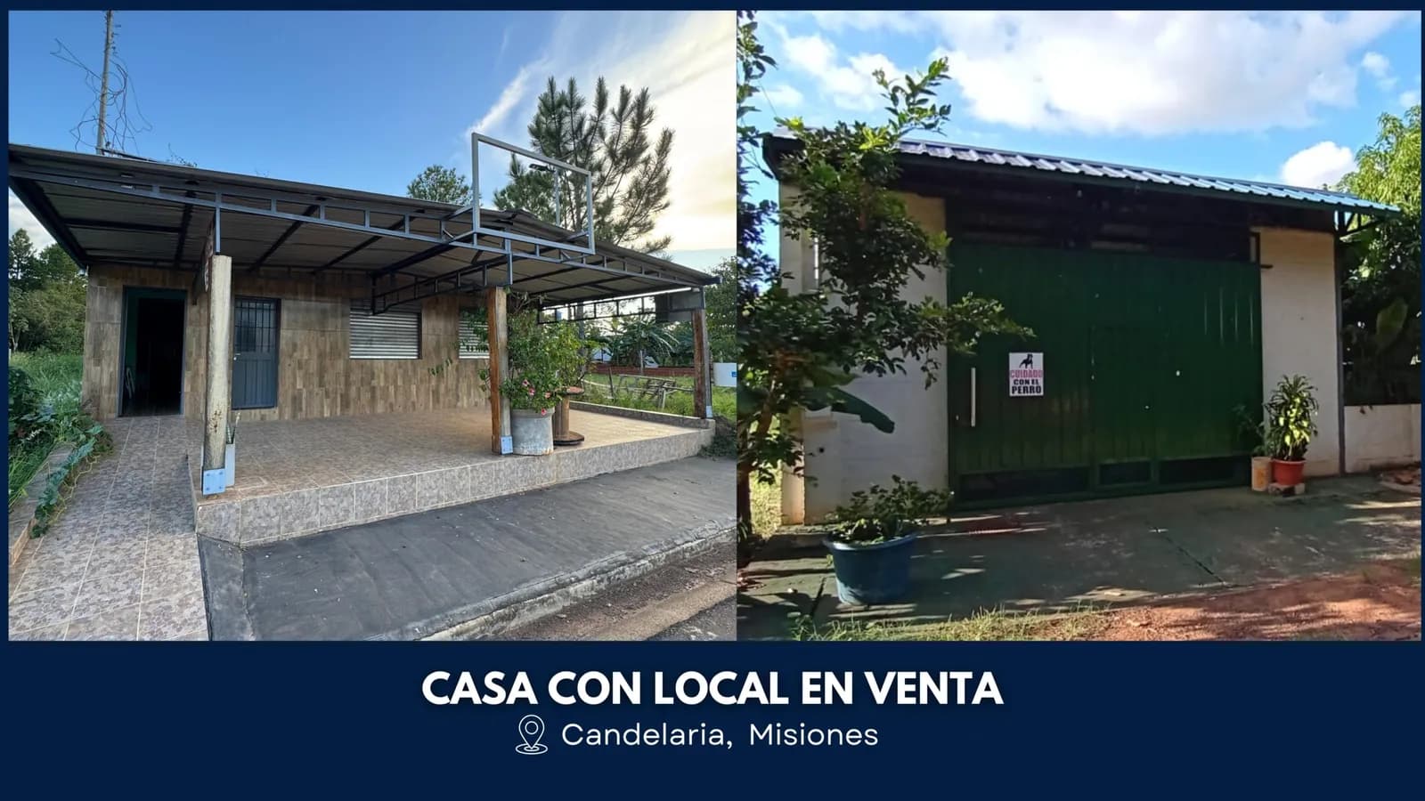 Casa en 2 Plantas y Local Comercial en VENTA
