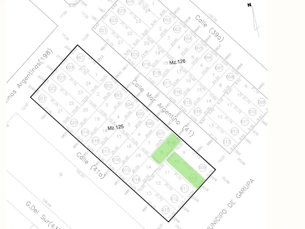 terreno en VENTA en Miguel Lanus sobre avenida de las misiones casi mar argentino