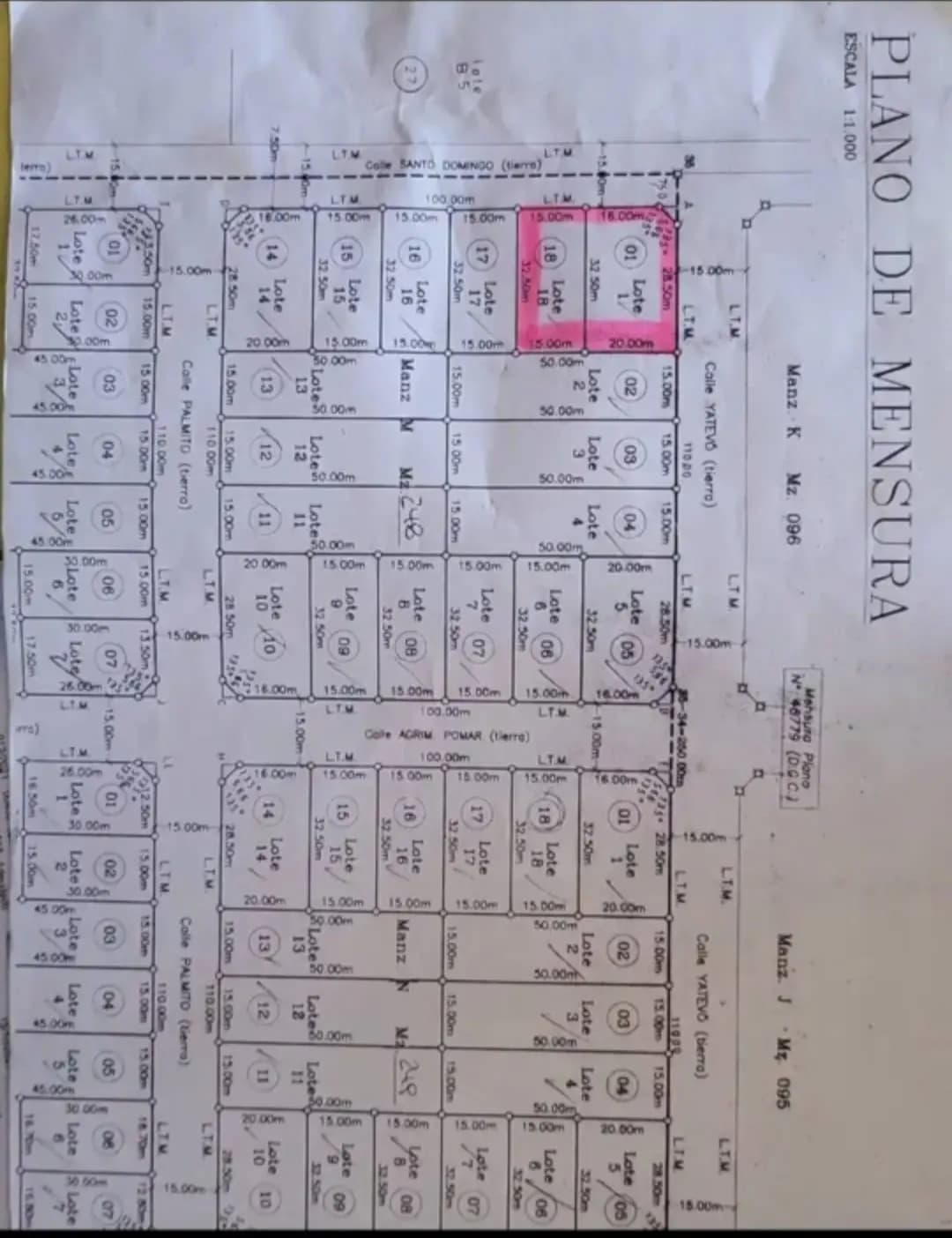 VENTA DE 2 LOTES ELDORADO