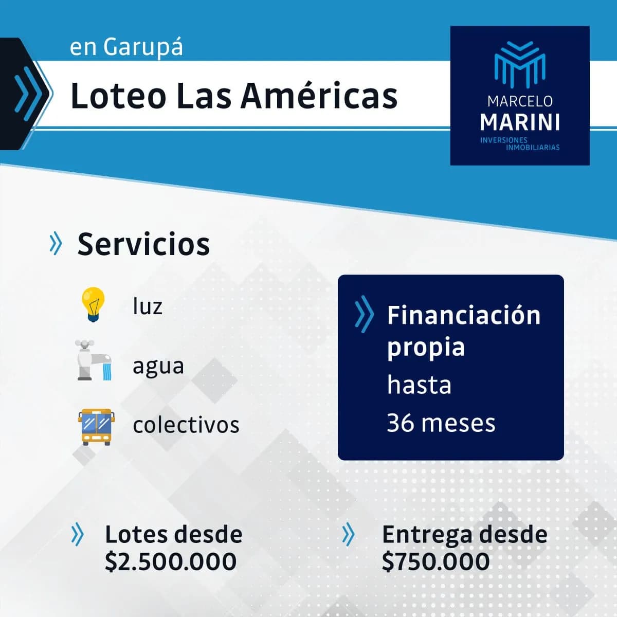 Loteo Las Américas en Garupá! Lanzamiento 2da etapa!