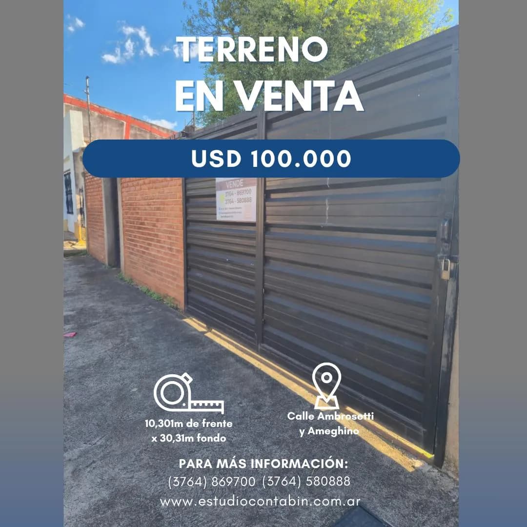 Terreno en venta en Posadas