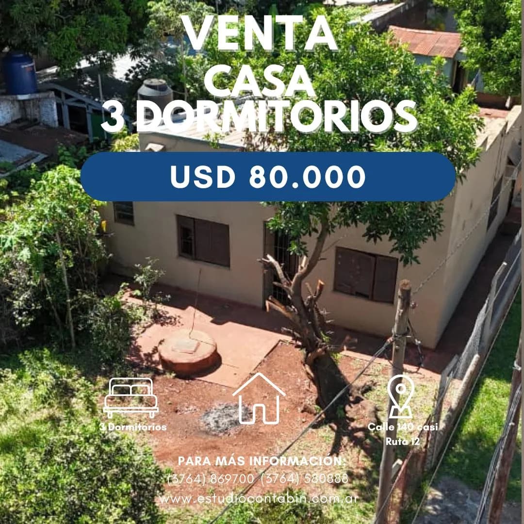 Casa en venta en Posadas