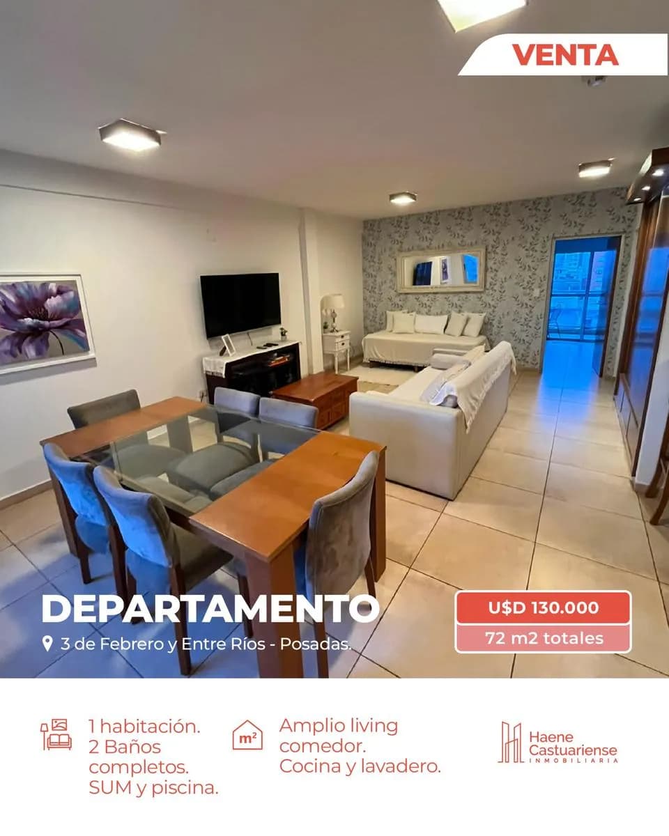 Departamento en venta en Posadas