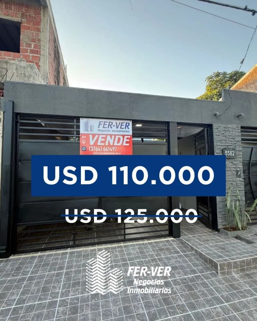 Casa en venta en Posadas