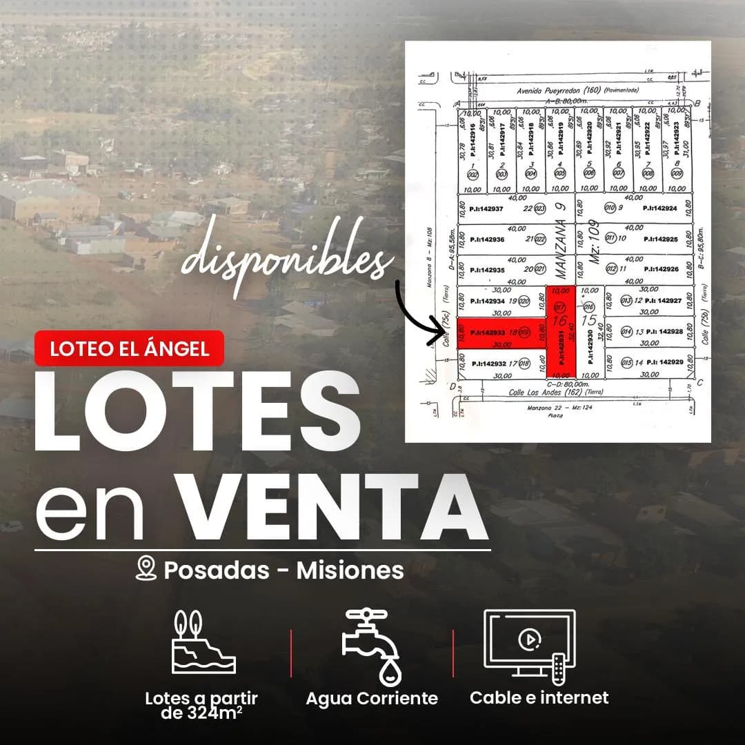 Terreno en venta en Posadas