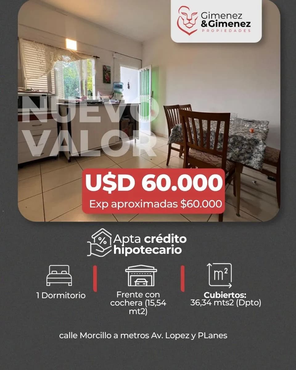 Departamento en venta en Posadas