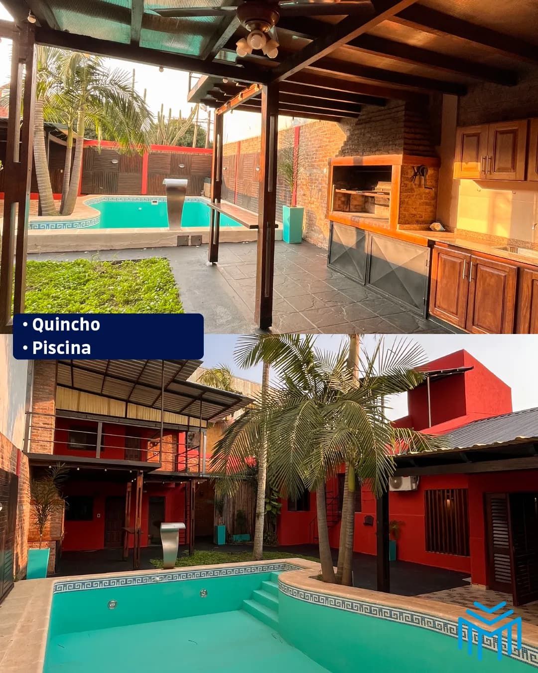 Casa con quincho y piscina