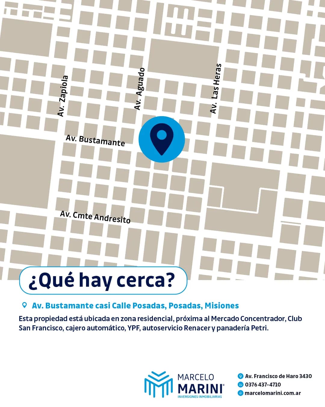 Mapa de ubicación de propiedad inmobiliaria