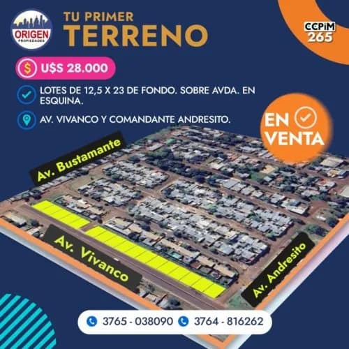 Loteo sobre Av. Vivanco
